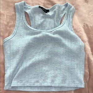 Blue forever 21 crop top